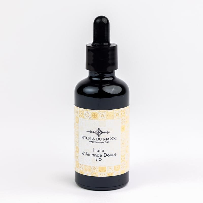 Huile d’amande douce bio 1 Huile d’amande douce bio du Maroc – Rituels du Maroc