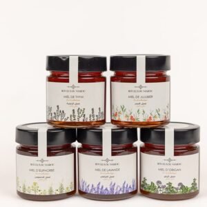 Accueil 42 Pack Miels Santé 5 variétés 300 g artisanaux du Maroc