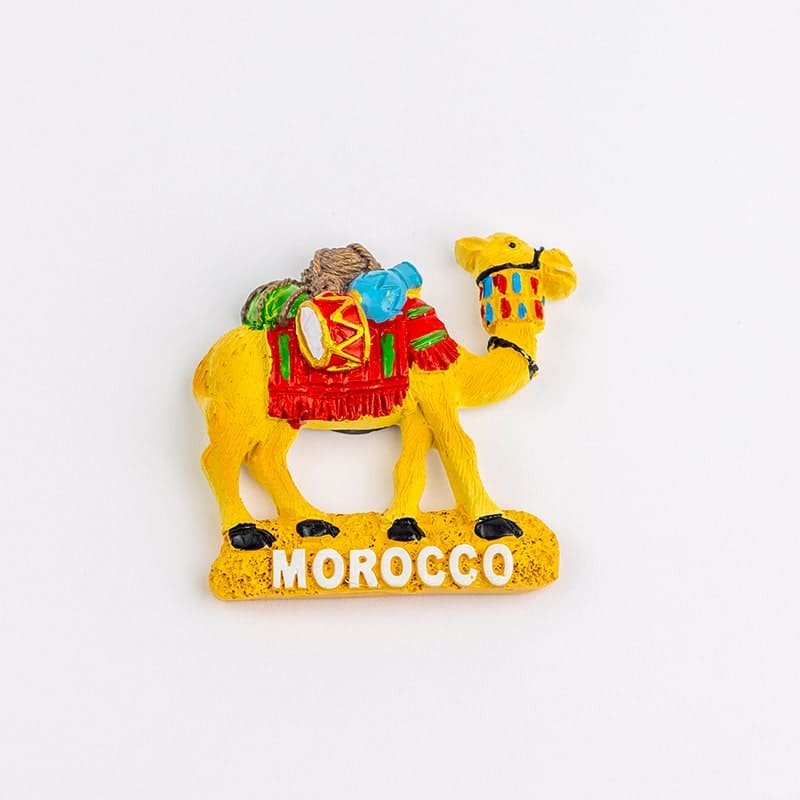 Magnet Souvenir Chameau Marocain 1 Magnet souvenir chameau marocain – Rituels du Maroc