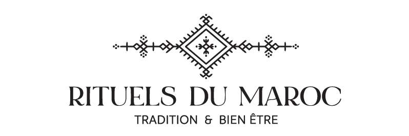 Logo de la marque Rituels du Maroc en noire sans arrière plan