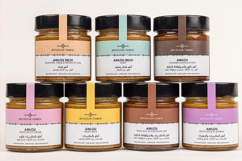 Pack Amlou 6 variétés 200 g artisanales du Maroc