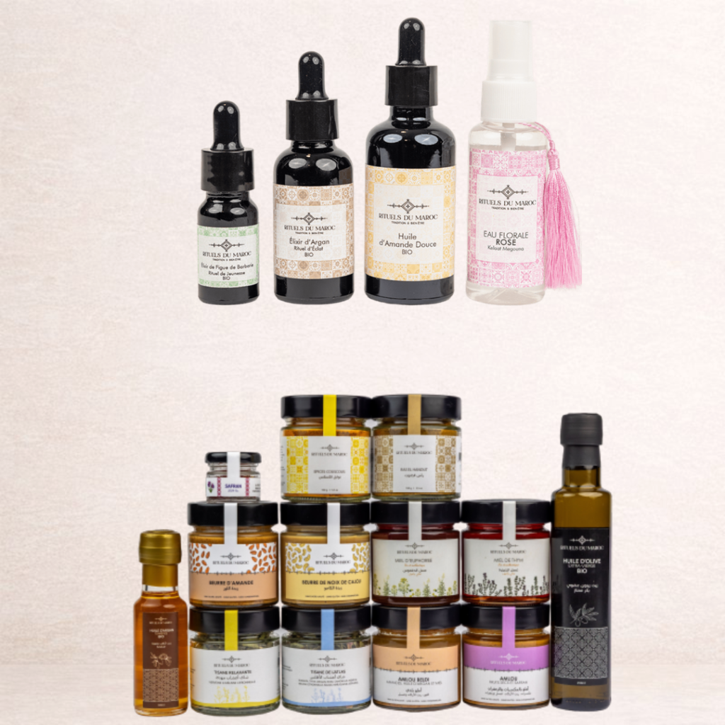 Catalogue Professionnel 2026 Rituels du Maroc présentant les produits du terroir marocain et cosmétiques naturels