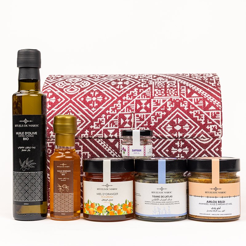 Coffret cadeau de produits du terroir marocain