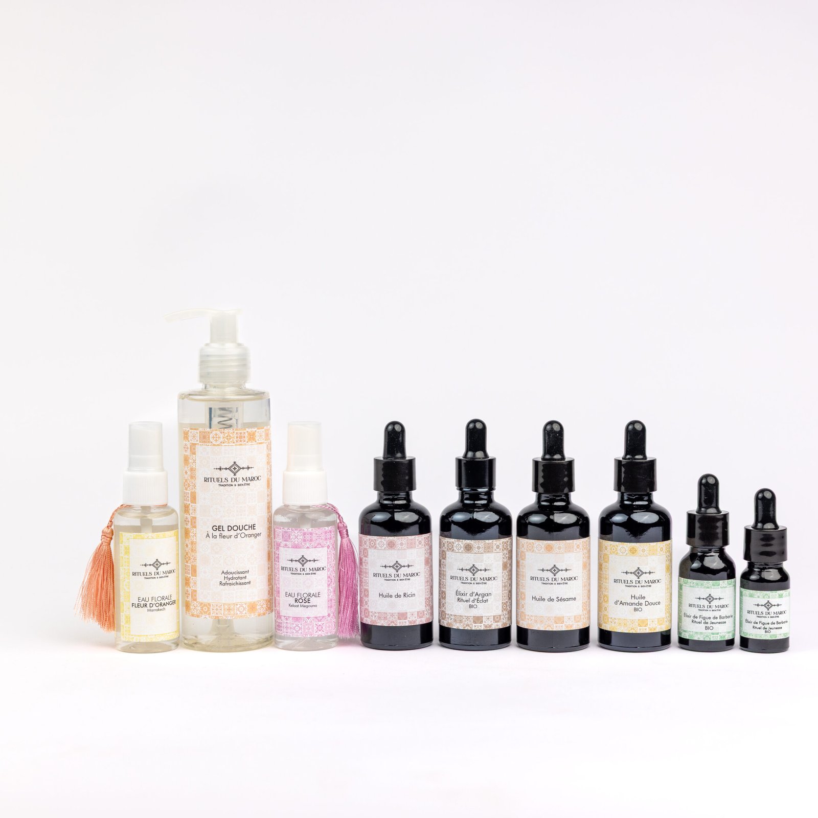 Gamme de cosmétiques naturels marocains Rituels du Maroc