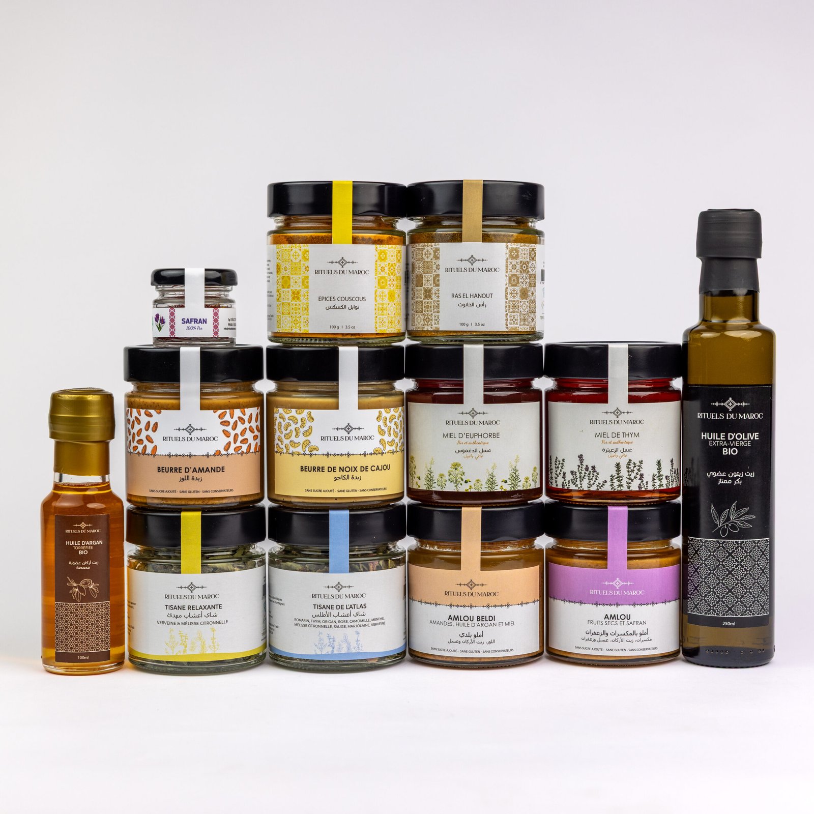 Produits du terroir marocain : amlou, miel et épices